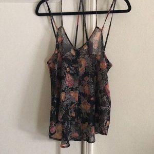 Lush sheer floral top